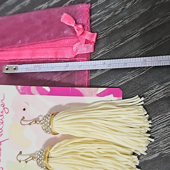 Lilly Pulitzer Midnight Tassel Earrings - Picture 3 of 3